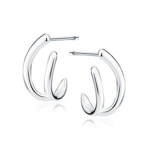 Cercei argint Double DiAmanti Z1920ER-DIA (Argint 925‰ 1,6 g.)